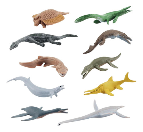 10x Modelo De Animal Marino Suministros Antiguos Estatuas
