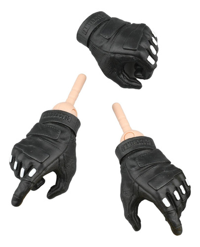 Manos De Guantes De Soldado A Escala 3x 1/6, Decoración De