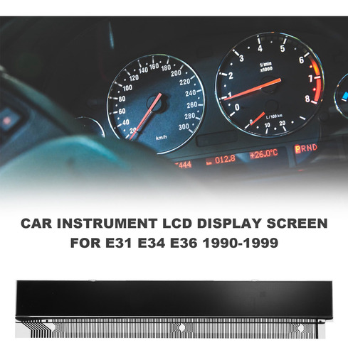 Ecrã Lcd De Instrumentos De Carro Para- E31 E34 E36