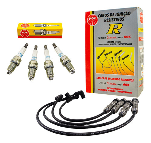 Kit Cable + Bujia Ngk Vw Fox / Suran 2004-2009 1.6 8v (c)