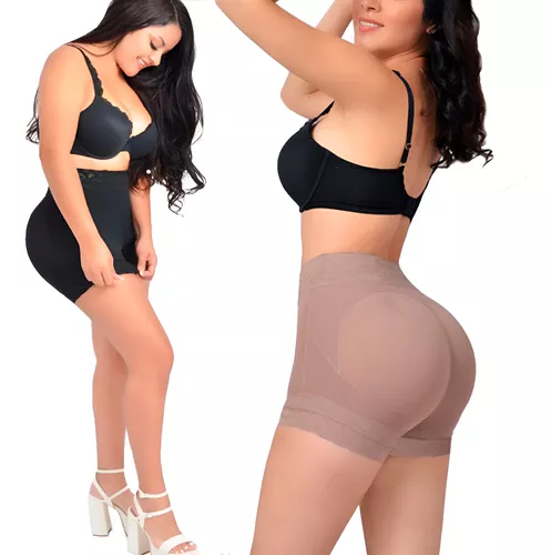 Faja Colombiana Panty Short Levanta Glúteos Moldeador Mujer