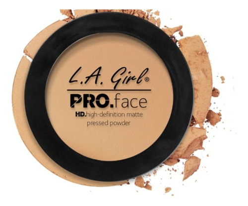 L. A Girl Pro Face Hd / Polvo Compacto /tono 8 Soft Honey