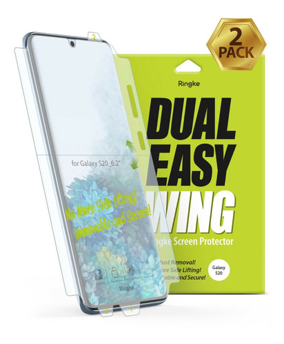 Mica Protector Pantalla Ringke 2pack Para Galaxy S20 Normal