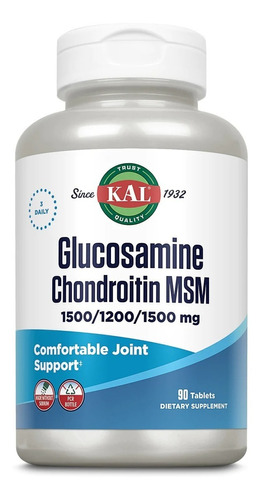 Kal | Glucosamine Chondroitin | 1500/1200/1500mg | 90 Tabts