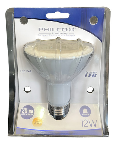 Paquete 10 Pzas Foco Par 30 Led 12 Watts Cálido 3000k Blanco Cálido