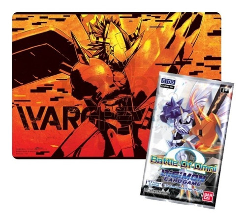 Digimon Card Game War Greymon Playmat + Sobre