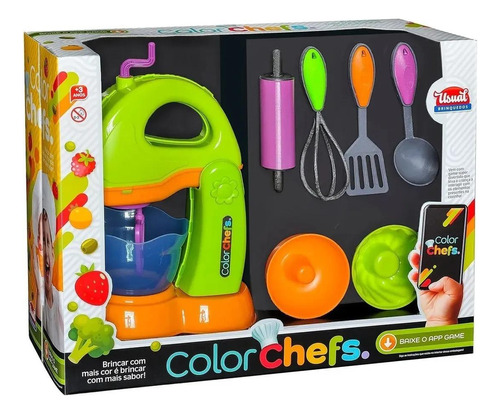 Batedeira Cozinha Infantil Com Acessórios E App Ref413