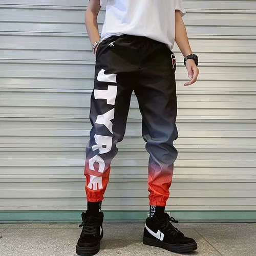 Streetwear Hip Hop Joggers Hombre Suelto Harem Pantalones