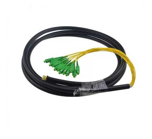 Cable Servicio Fibra Optica Monomodo 12 Pelos Sc X 15 Mt 
