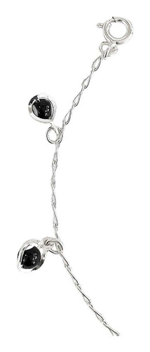 Pulsera Ojo Turco Suerte Colores Mujer Plata Ley 925 Color Negro Diámetro 6 Cm Largo 1 Cm