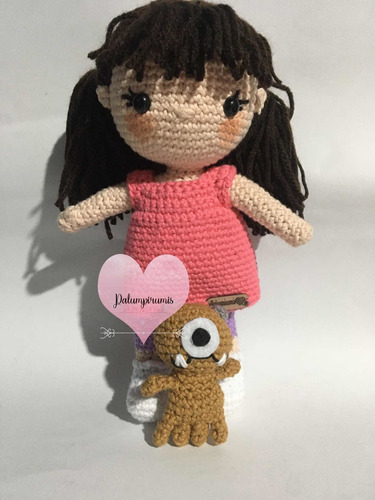 Boo Monsters Inc Con Miguelin Amigurumi