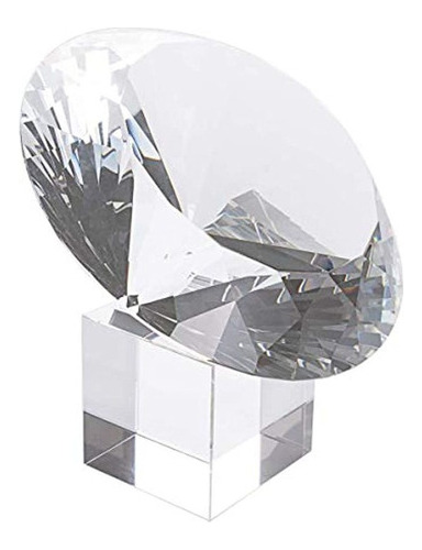 Largo Sheng Enorme 150 Mm 59 En Cristal Poliedro Diamante Pi