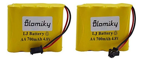 Blomiky 2pcs 48 V 700 Mah Nicd Aa Paquete De Baterias Para