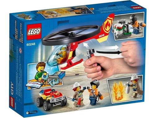Lego City Actuación Helicóptero De Bomberos 60248 Envio Ya!
