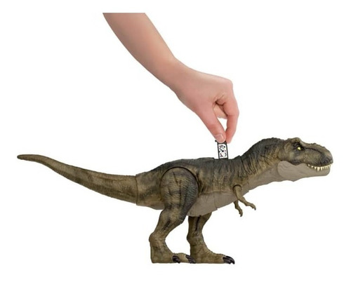 Imagen 3 de 7 de Dinosaurio Jurassic World Dominion T Rex Con Sonidos 53 Cm