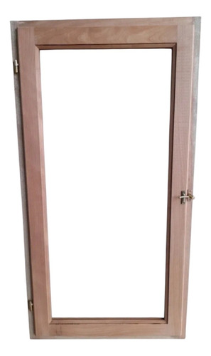 Ventana Lucera De Cedro De 50x147 Marrón Claro