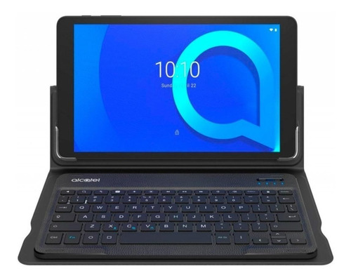 Tablet  con funda Alcatel 1T10 (8082) 10.1" 16GB negra y 1GB de memoria RAM