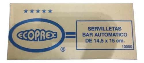 Servilletas Bar Para Servilleteros Automáticos 14x15 Cm