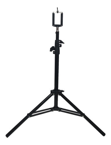 Imagem 1 de 8 de Tripe Suporte Camera Celular Luz Fotografia Estudio