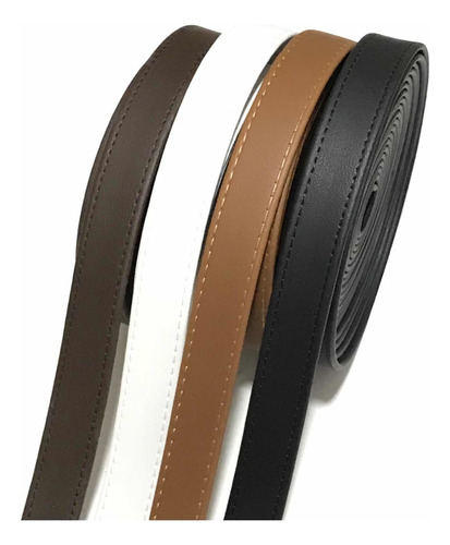 Tira De Cuerina Cosida 15mm X Rollo 20 Metros
