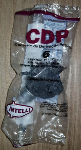 20 Conector Derivação Perfurante Cdp6 (10a120mm X 1,5-6,mm)
