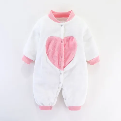Lindo Mameluco De Manga Larga J De Color Liso Para Niños Y N