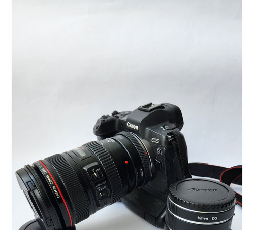 Canon Eos R + Adaptador Rf Con Anillo + Lente Ef 24-105mm F4