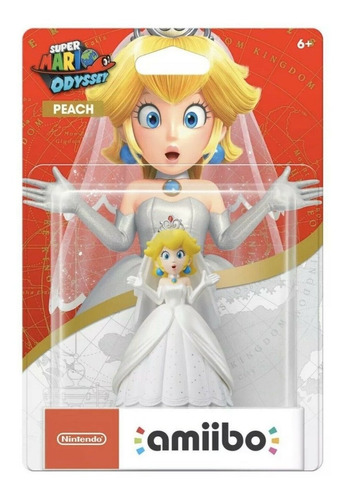 Amiibo Super Mario Odyssey Peach Wedding Nuevo Envio Gratis