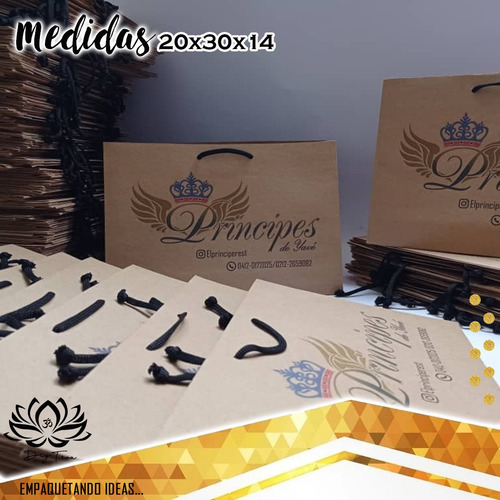 Bolsas Personalizadas En Papel Kraft