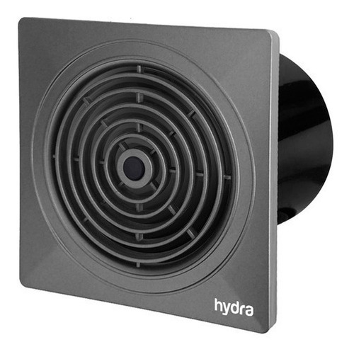 Imagen 1 de 1 de Extractor De Aire Para Baño Hydra De 100mm Grafito Hy-vf100g