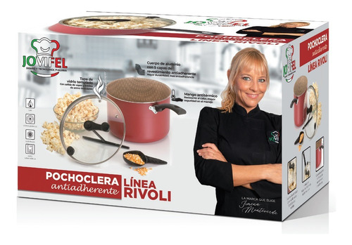 Pochoclera Pop Corn Olla Antiadherente Rivoli Jovifel