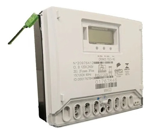 22 Unid. Medidor Energia Bifasico Com Neutro 110v/220v 100a