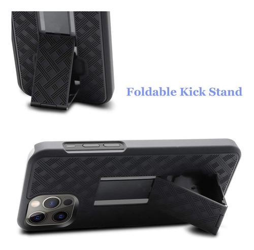 Funda Finic Compatible Con iPhone 12 Pro Max 5g Fase Combo