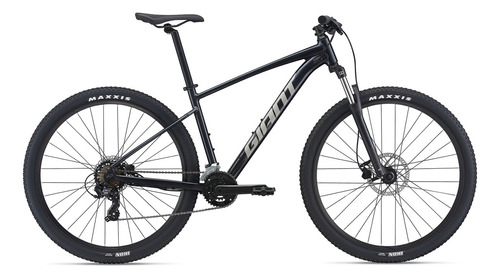 Mountain bike Giant Talon 3  2021 R29 M 7v cambios Shimano M315 y Shimano Tourney color negro/gris