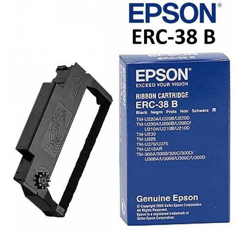 Genuina Cinta Epson Erc-38b Negra Tm-u230 Tm-u325 Original