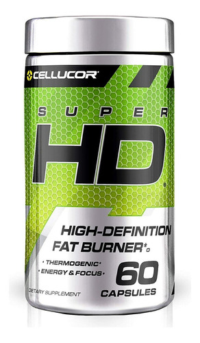 Suplemento em cápsula Cellucor  SuperHD adelgaçante SuperHD em pote 60 un