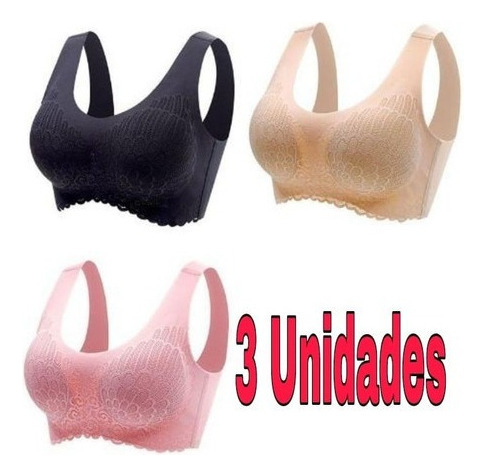 3 Bra 5d Comfort Plus Sujetador Moderno Pechos Baratos