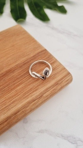 Anillo Simbolo Vegano Plata Vegan Amante Animales