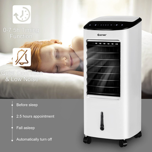 Enfriador De Aire Evaporativo Portátil 3 Modos 7.5h Timer