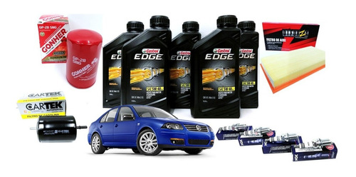 Kit Cambio De Aceite Jetta Clásico 2.0l 2008 Sintético 5w40