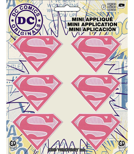 Aplicacion Dc Comics Originals Supergirl 6 Pat Ch Set 2 