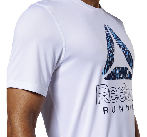 Remera Reebok Running Graphic Hombre Bl