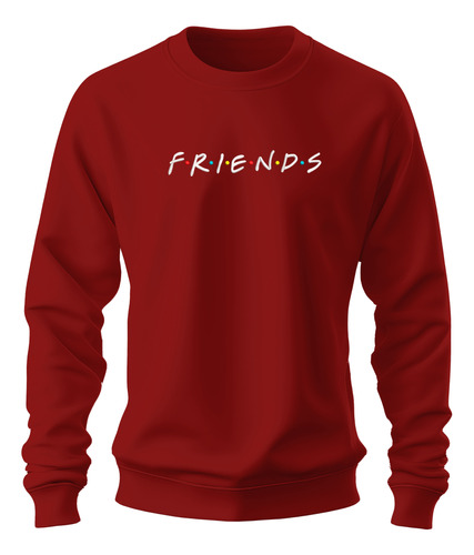 Sudadera Sweater Bordado Logo Serie Amigos Puntos Friends