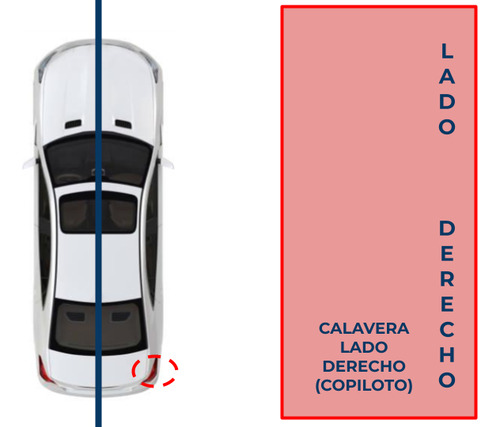 Calavera Int Jetta Clasico 2008-2015 Obscuro Der Tyc Ore