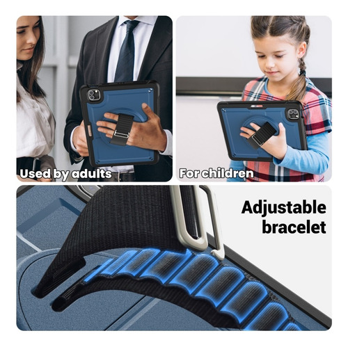 Funda Práctica Y Resistente Para iPad, Con Soporte