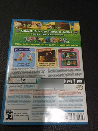 Videojuego Yoshis Woolly World Para Nintendo Wiiü (Usado)