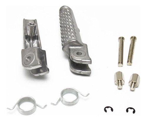 2pcs Reposapiés Laterales De La Motocicleta Reposapiés