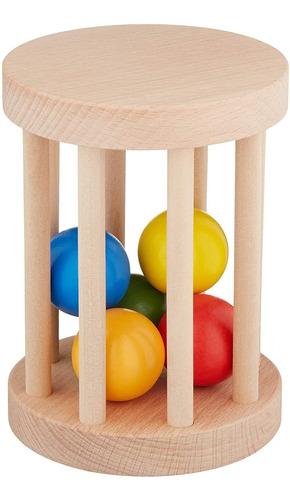 Woode Cutiepietoys Montessori Ball Cylinder Rolling Drum 