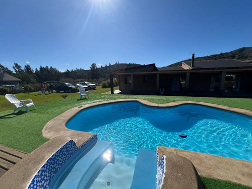 Vendo Parcela Hacienda Maitenes Con Casa Y Piscina Incluída