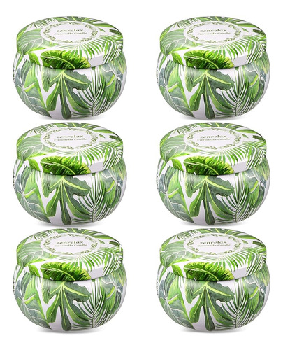 Citronela Candles Outdoor Interior 6 Pack 26oz Velas Perfuma